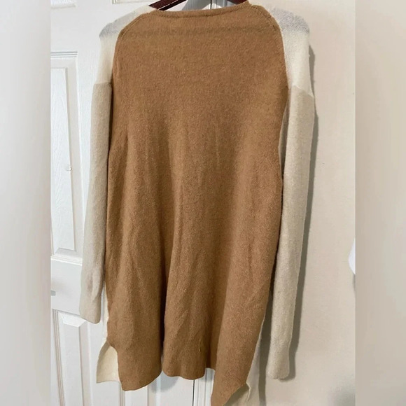 Madewell Cream and Tan Wool Cardigan - Size xl - Picture 8 of 16